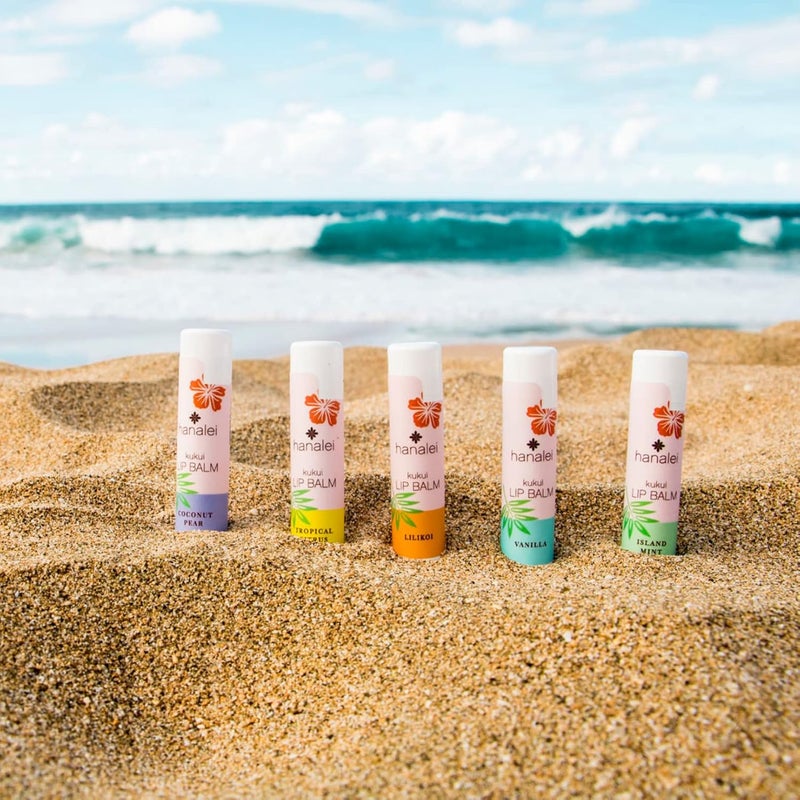 Hanalei Hydrating Hawaiian Lip Balm Set of 5 - Image 3